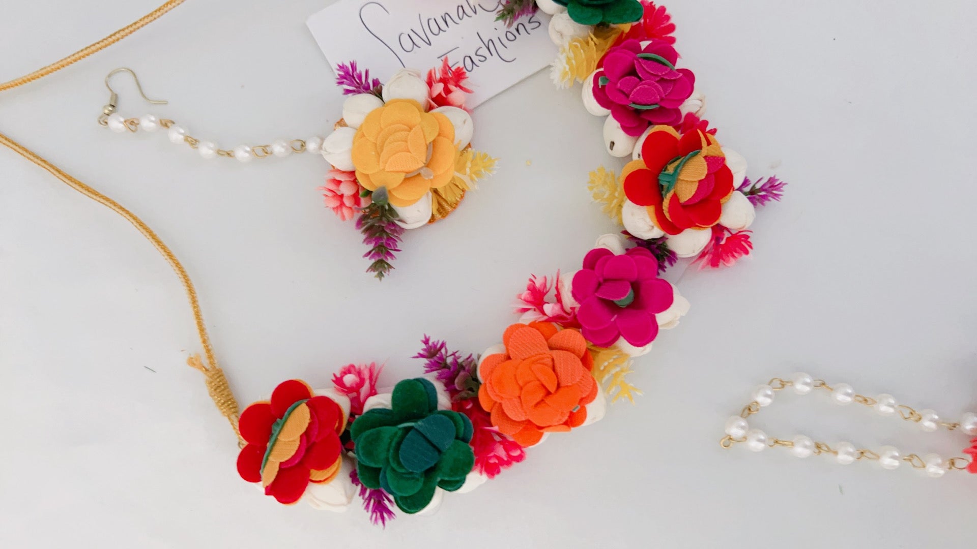 Flower on sale artificial jewellery